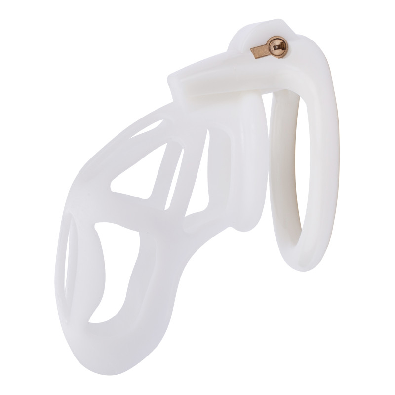 CockLock Cage de chasteté Skelly L 11 x 3.6cm Blanche